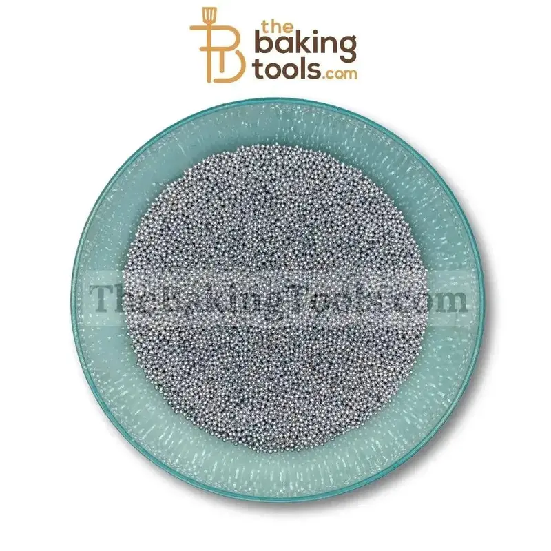 1 Mm Fine Silver Ball Sprinkles – Delicate Baking Decoration 1