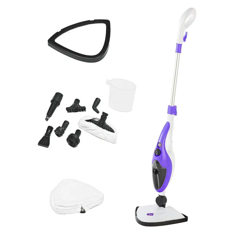 10-In-1 Purple Steam Mop And Hand Steamer (1500W Hot Steam Cleaner) 1