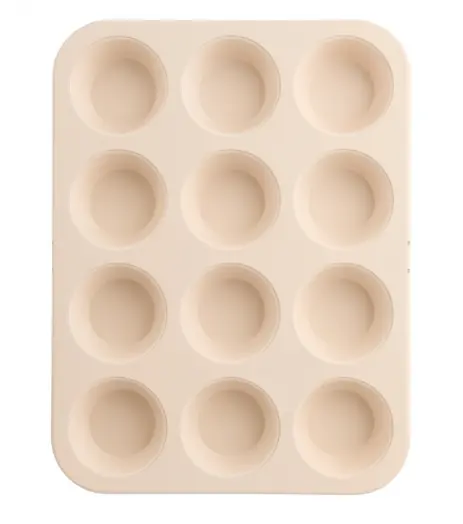 12-Cup Resistall Muffin Pan – Durable Non-Warp Design 1