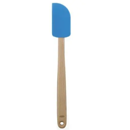 13-Inch Blueberry-Tinted Silicone Spatula – Wide-Edge Baking Helper 1