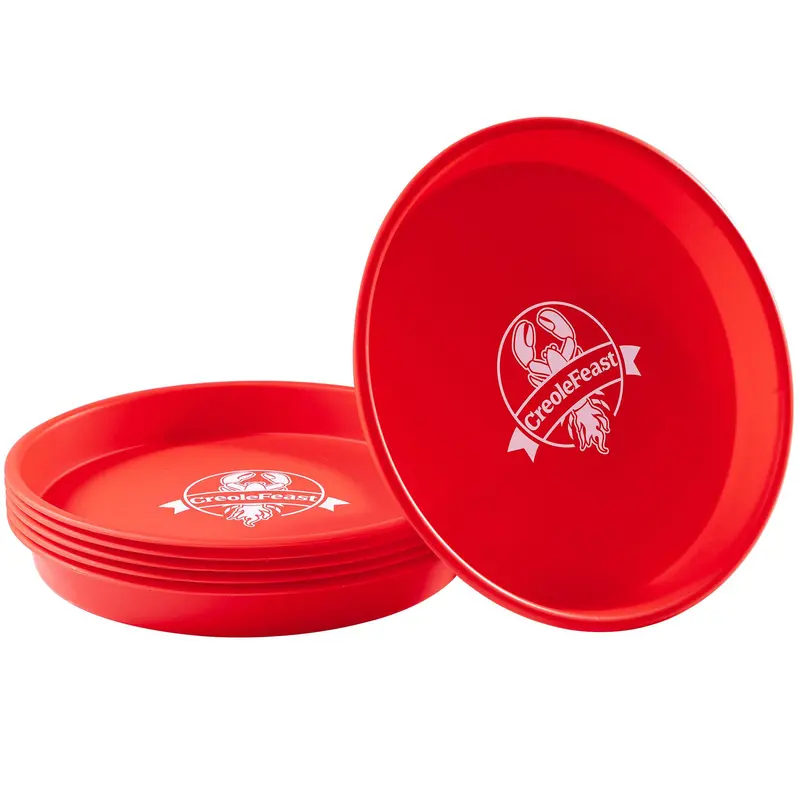 15-Inch Disposable Crawfish Serving Plates – Indoor & Outdoor Use 1