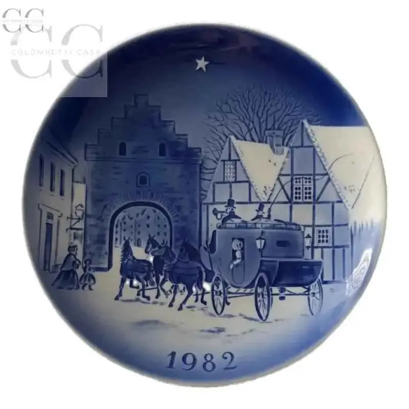 1982 Christmas Collector’S Plate By Desiree Florindo Besozzi 1