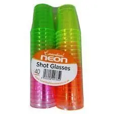 1St Choice 100-Pack Disposable Colored Shot Glasses – Party Essentials 1