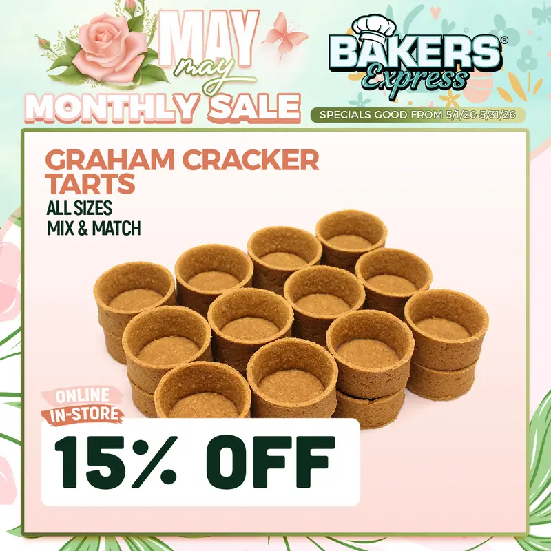 2.2-Inch Graham Cracker Tart Shells – 48 Count 1