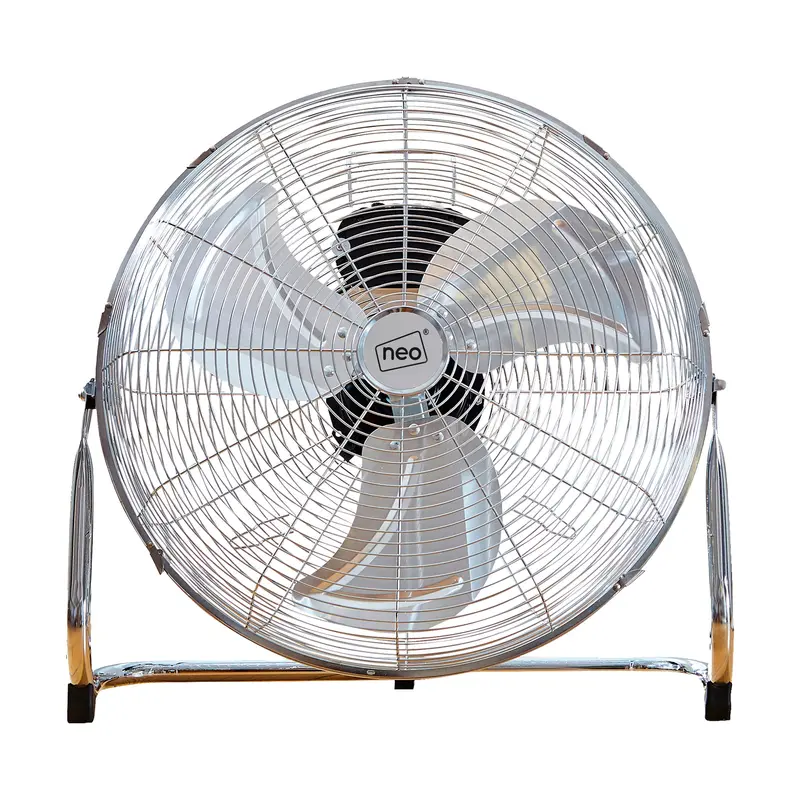 20-Inch Chrome Floor Fan – Neo High-Velocity Freestanding Metal Fan 1