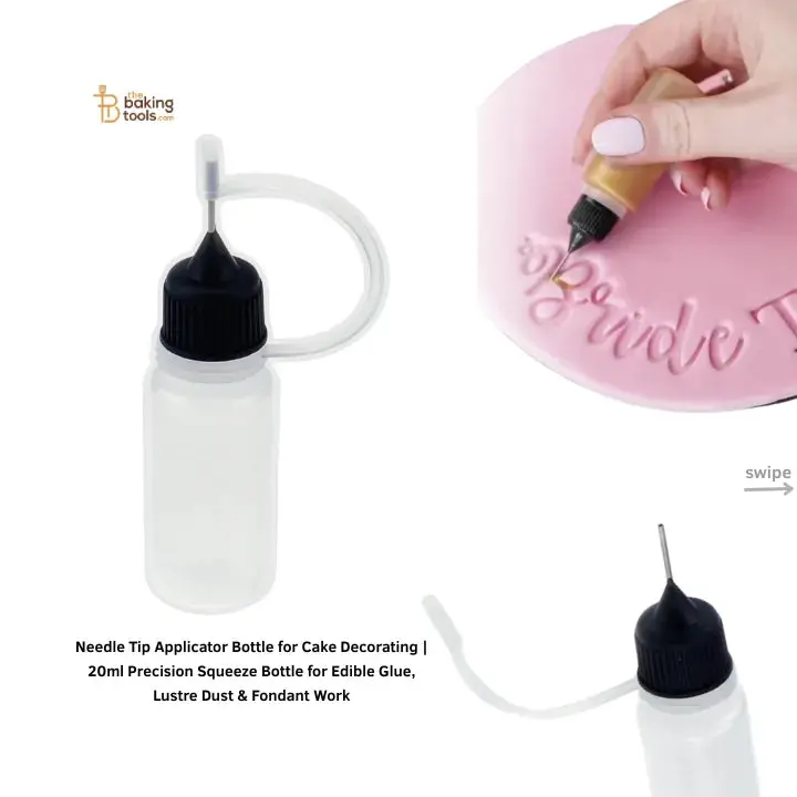 20 Ml Precision Needle-Tip Applicator Bottle – For Fondant, Edible Glue & Dusting 1