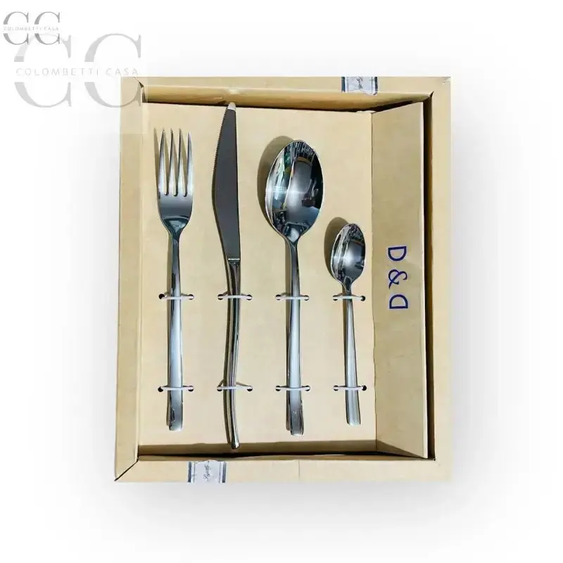 24-Piece Stainless Steel Flatware Set By D&D 1