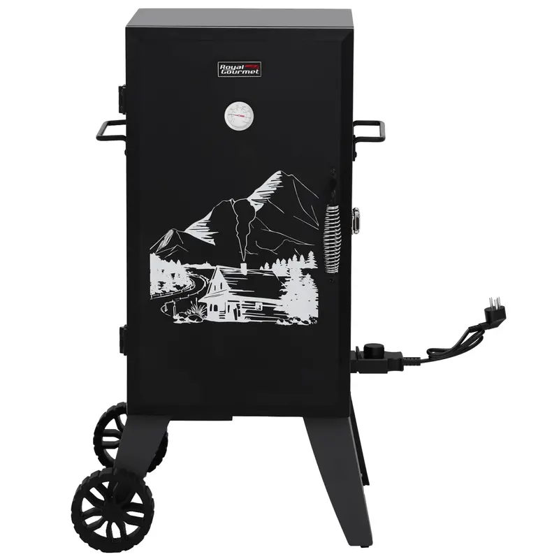 28-Inch Analog Electric Smoker – 454 Sq. In. Capacity, Adjustable Thermostat 1