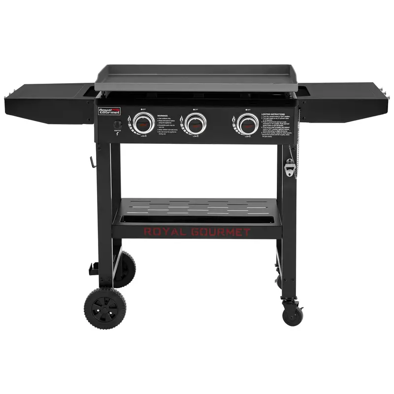 28-Inch Triple-Burner Propane Gas Griddle Station 1