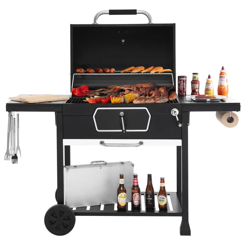 30-Inch Premium Charcoal Grill Offering 746 Sq. In. Total Cooking Space 1