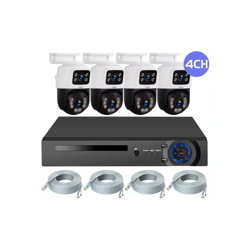 4-Channel 360° Full Hd Cctv Security System 1