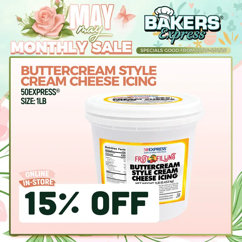50Express Buttercream-Style Cream Cheese Icing Mix 1