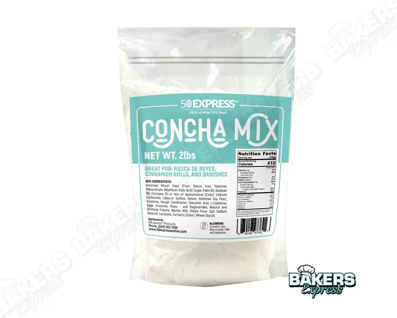 50Express Concha Baking Mix – Mexican Sweet Bread 1