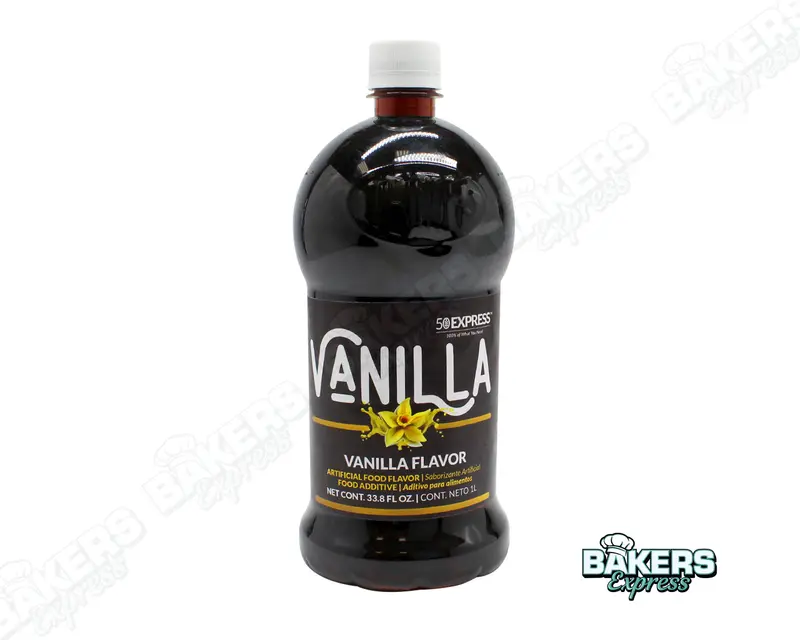 50Express® Premium Vanilla Extract – 33.8 Fl. Oz Bulk Bottle 1