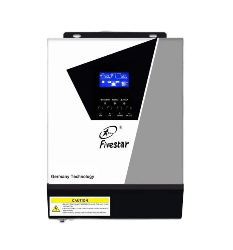 5Kva Hybrid Solar Inverter – Grid-Tie + Battery Backup Capability 1