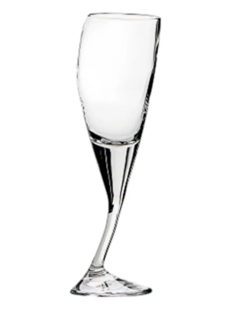 6-Piece Bibulo Crystal Flute Glass Set By Colle 1