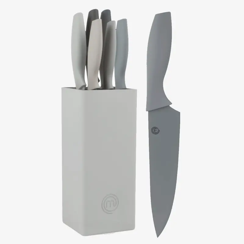 6-Piece Knife Set With Acacia Wood Block 1