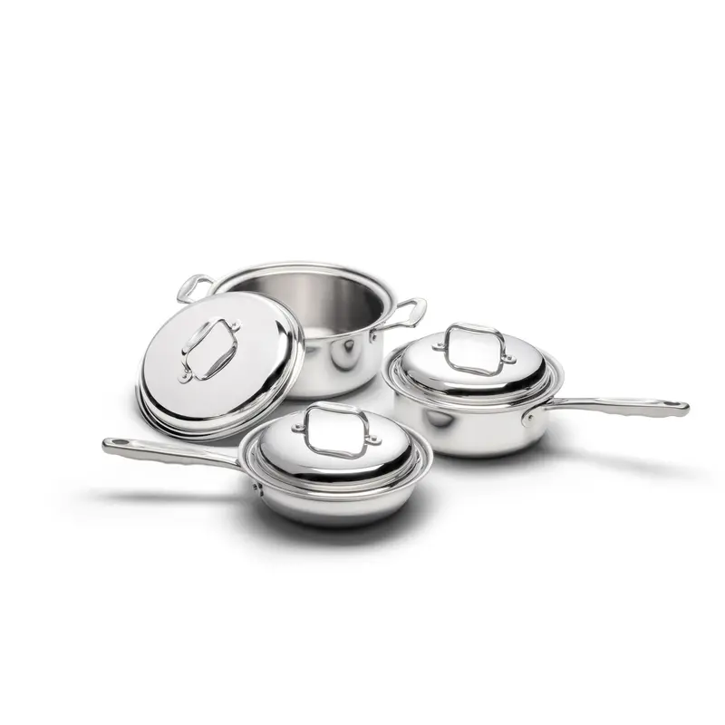 6-Piece Premium Stainless Steel Cookware Set 1