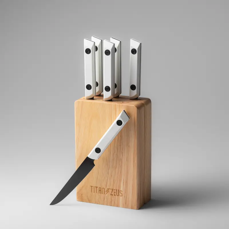 6-Piece Stainless Steel Table Knife Set 1