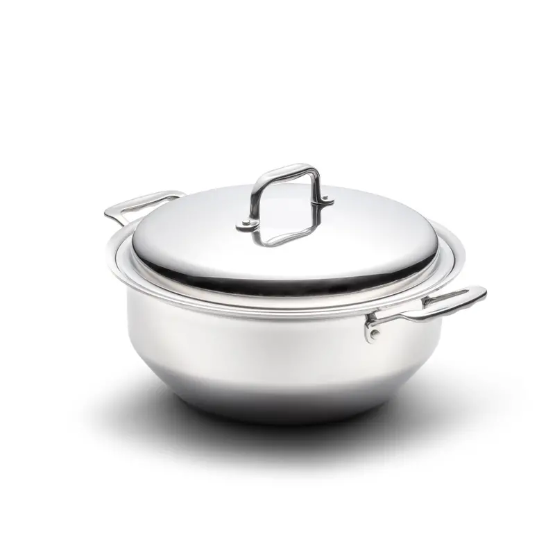 6-Quart Gourmet-Grade Stainless Steel Stockpot – Tri-Ply Base For Precision Cooking 1