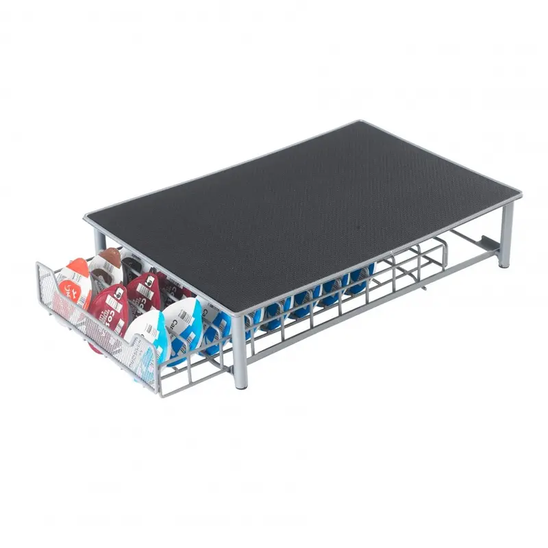 60-Capsule Tassimo Coffee Pod Storage Stand With Drawer – Neo Compact Rack 1