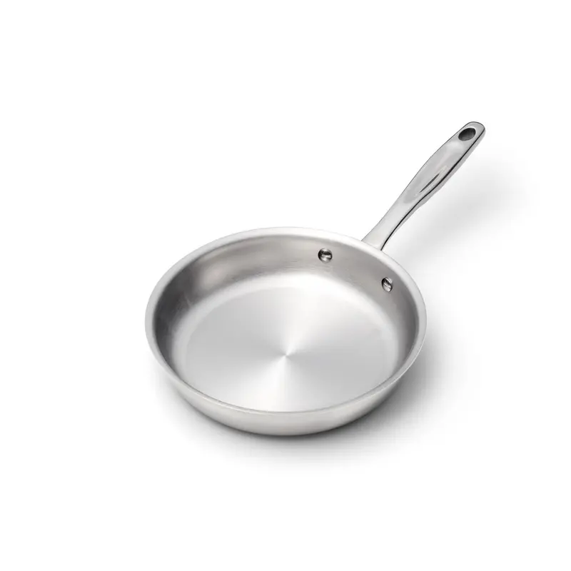 8.5-Inch Stainless Steel Fry Pan – Ideal For Single Servings And Sauces 1
