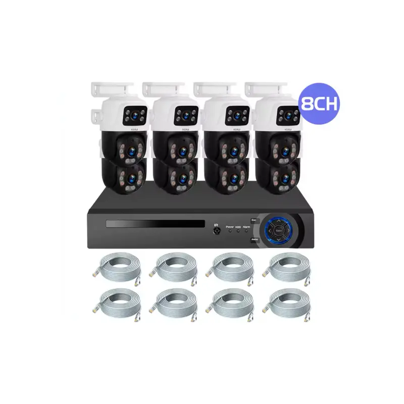 8-Channel 360° Full Hd Cctv Security System With Night Vision 1
