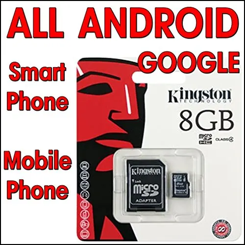 8Gb Microsdhc Memory Card For Samsung & Sony Xperia Smartphones And Cameras 1
