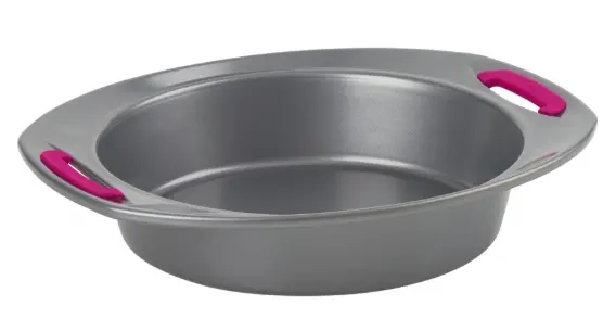 9-Inch Silver-Finish Round Cake Pan – 0.5 Mm Trudeau Baking Pan 1