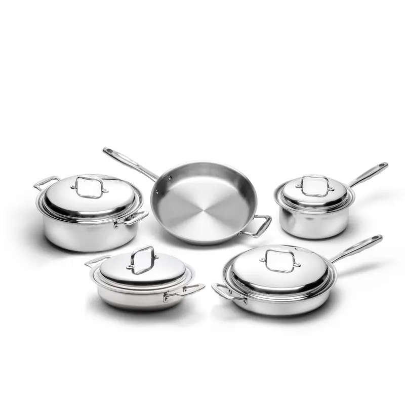 9-Piece Stainless Steel Cookware Collection 1