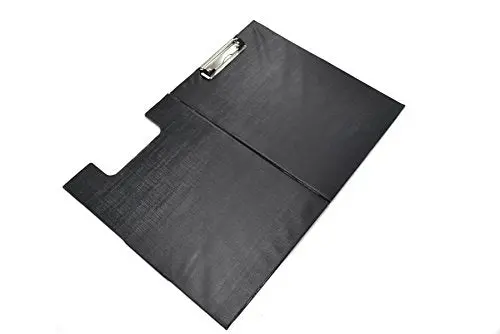 A4 Solid Black Clipboard – Single Or Double Panel, Foldable Design – Pack Of 10 1