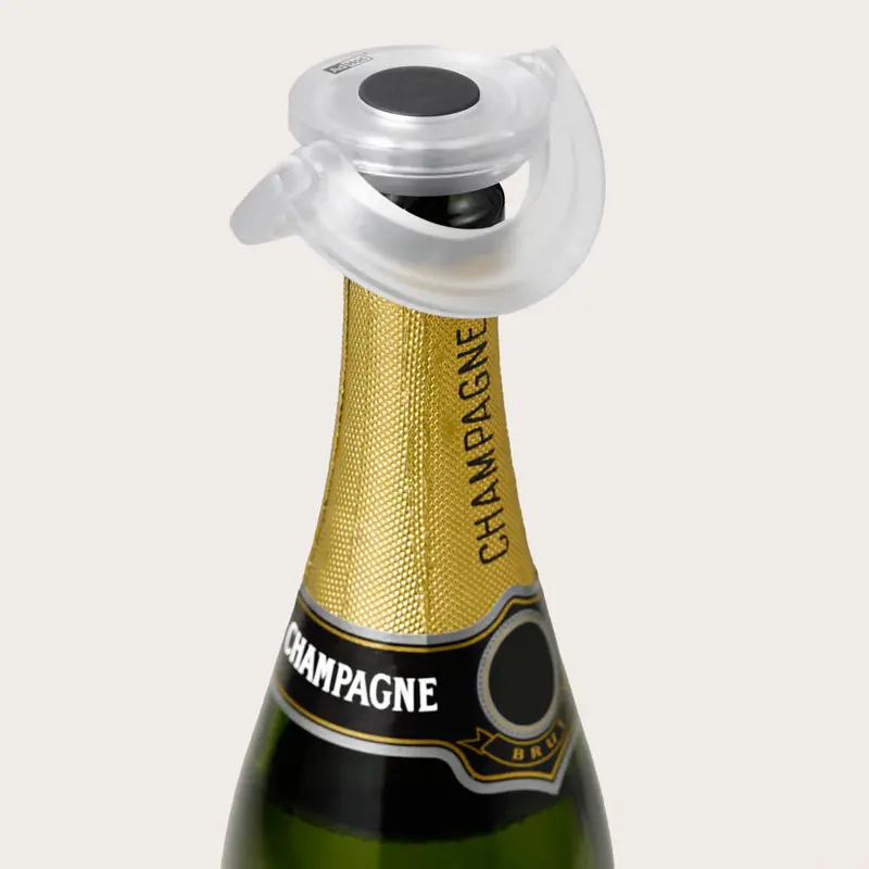 Adhoc Gusto Champagne Stopper In Sleek White 1