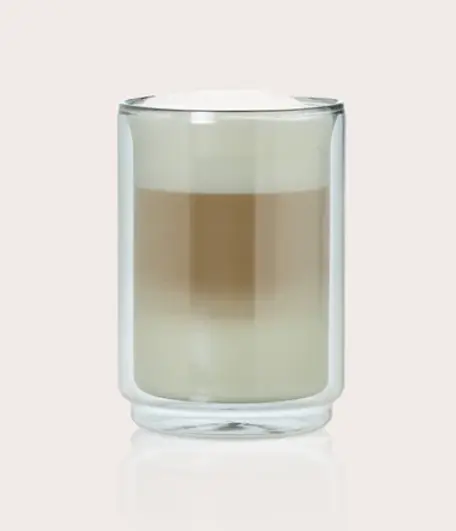 Adhoc Impact Handle-Free Grey Glass Mug 1