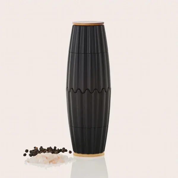 Adhoc Magtwo Magnetic Black Salt And Pepper Mill Set (18.5 Cm) 1