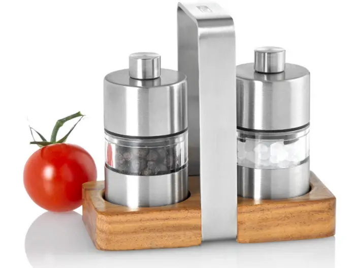 Adhoc Menage Minimill Portable Salt And Pepper Grinder Set (8.5 Cm) 1