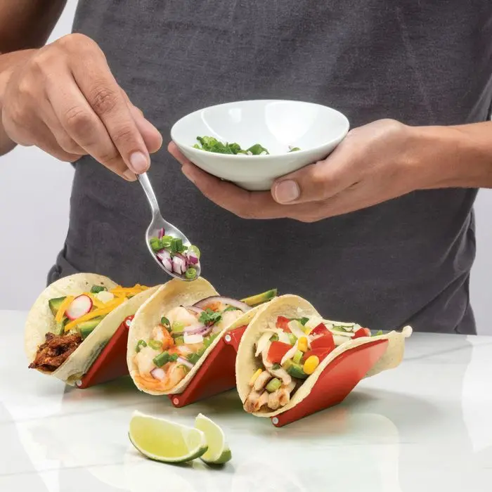 Adjustable Taco Stand – Two-Color Foldable Design 2