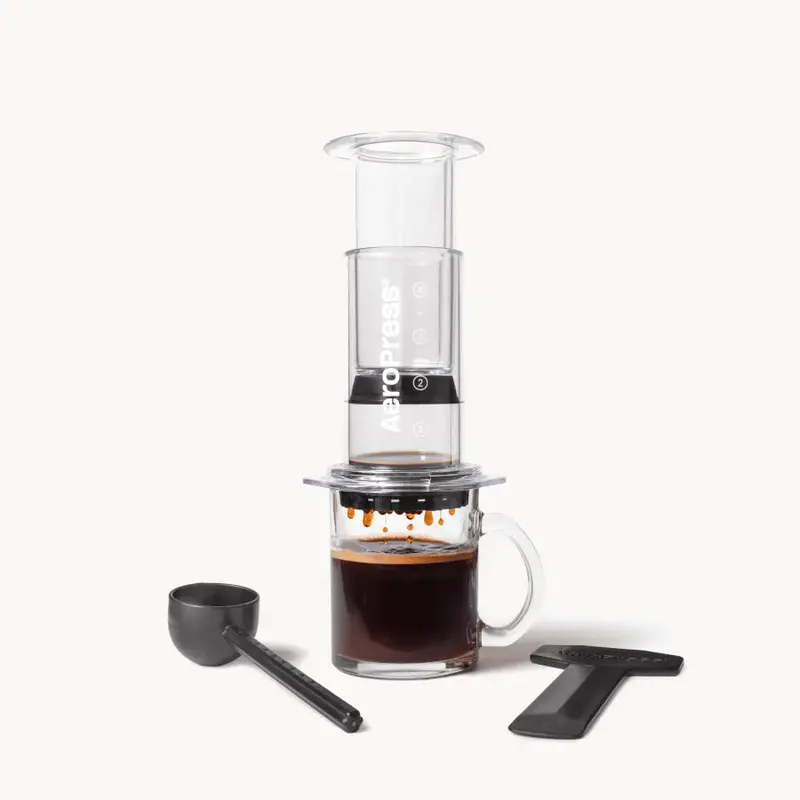 Aeropress Clear Coffee Maker – Compact Manual Brewer (4 Color Choices) 1