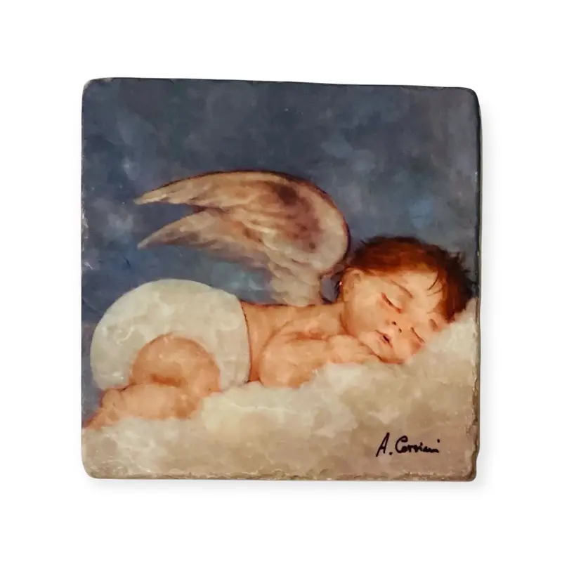 Angels Between Heaven And Earth Wall Art Print By Anna Corsini 1