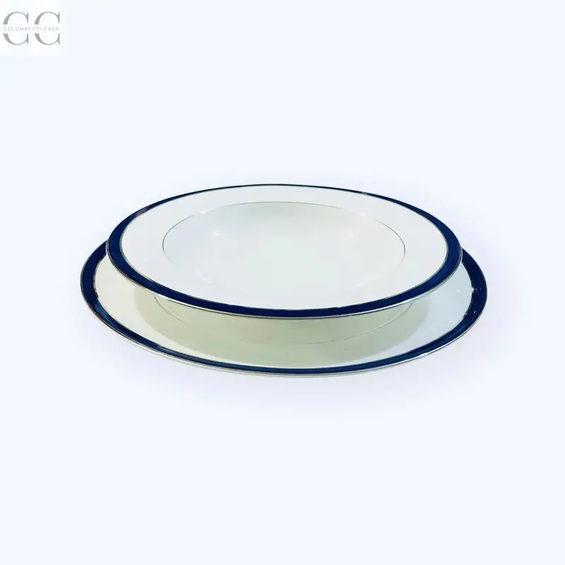 Antinea Giove Round Dinner Plates – Ginori 1735 Porcelain 1
