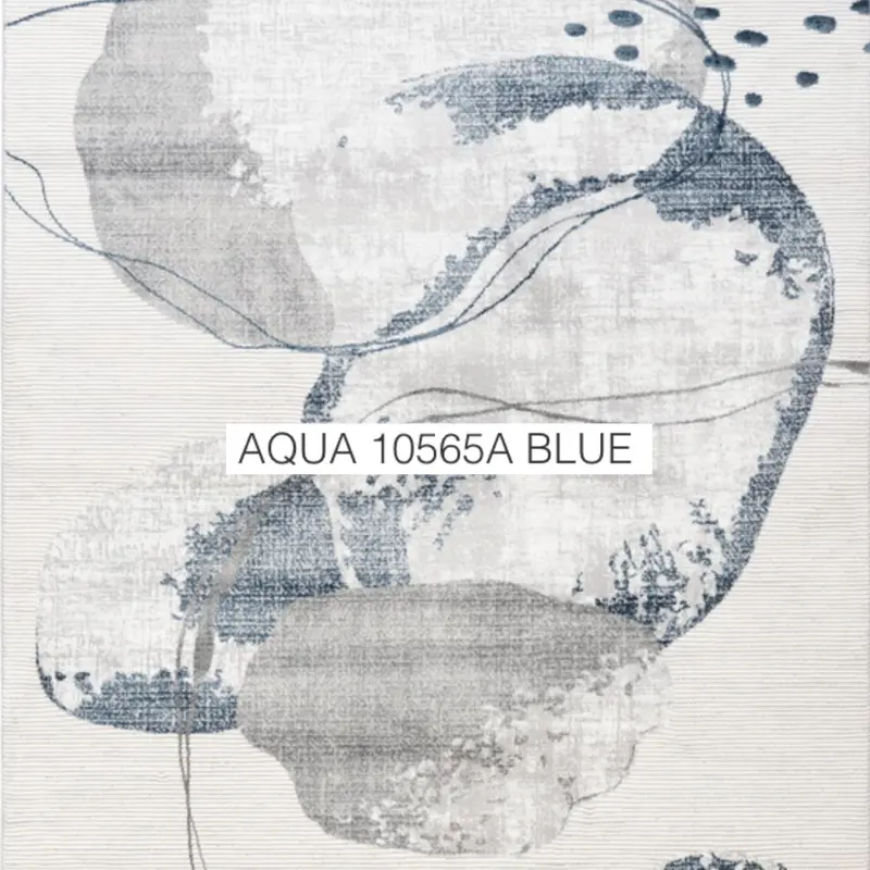 Aqua-Themed Area Rugs – Indoor Living Room & Bedroom Designs 1