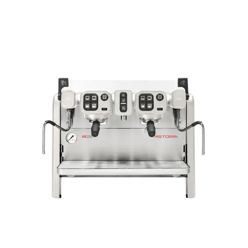 Astoria Ab200 Compact Dual-Group Espresso Machine – White Finish 1