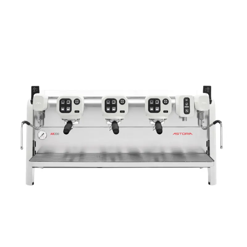 Astoria Ab200 Triple-Group Espresso Machine – White 1