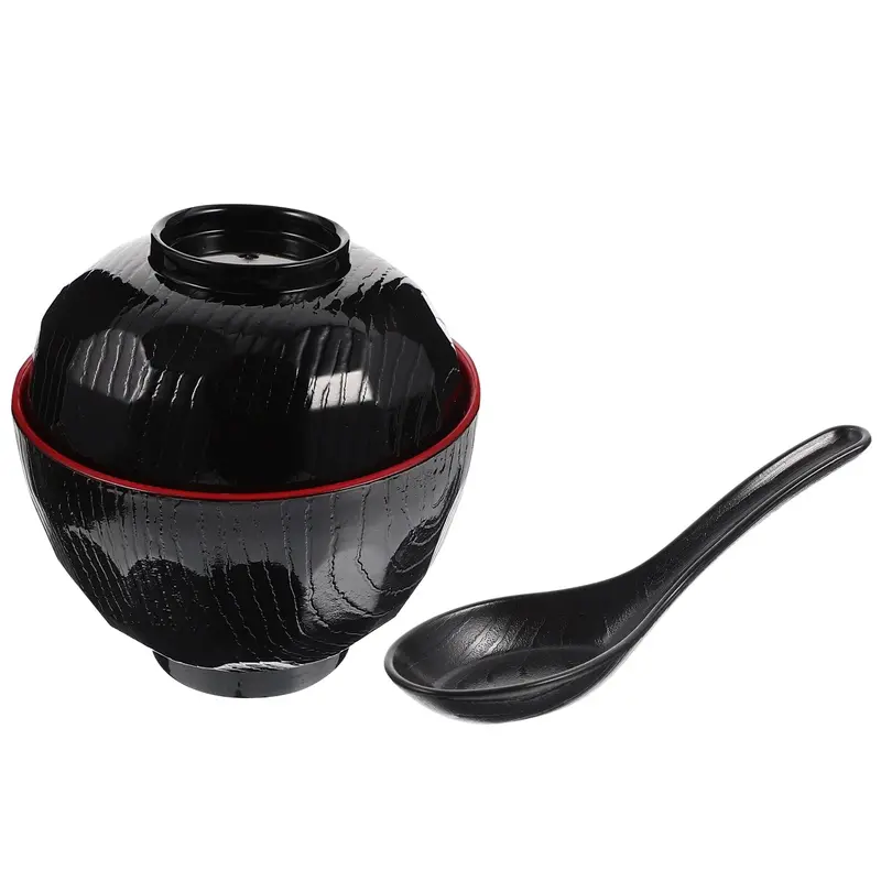 Authentic Japanese Rice & Miso Soup Serving Bowl 1