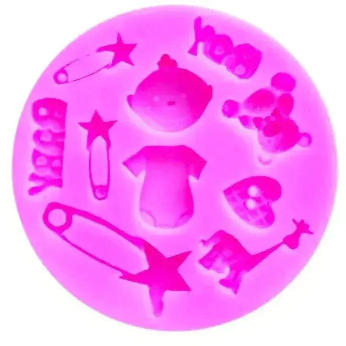 Baby Tool Design Silicone Fondant Mould – Set 2 1
