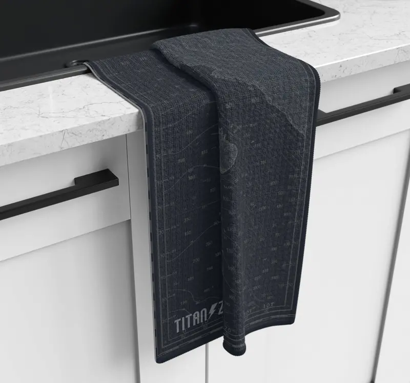 Baja Navy Ultra-Microfiber Dish Towel 1