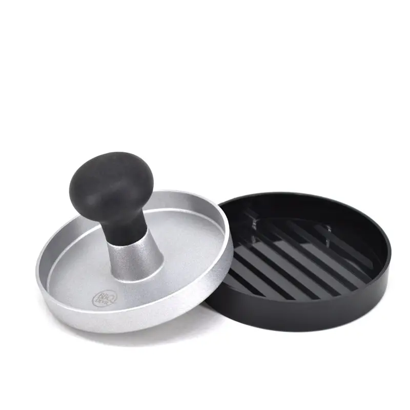 Bbq Devil Adjustable Cast-Aluminum Burger Press 1