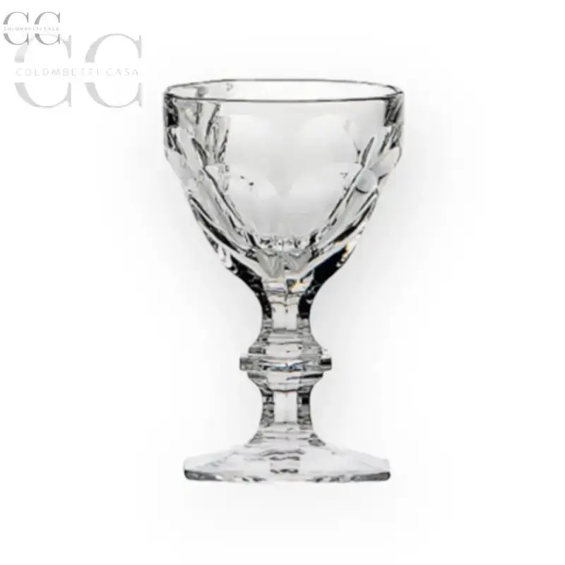 Berlin Red/White Wine Glass – Ribbed Crystal By Collevilca 1
