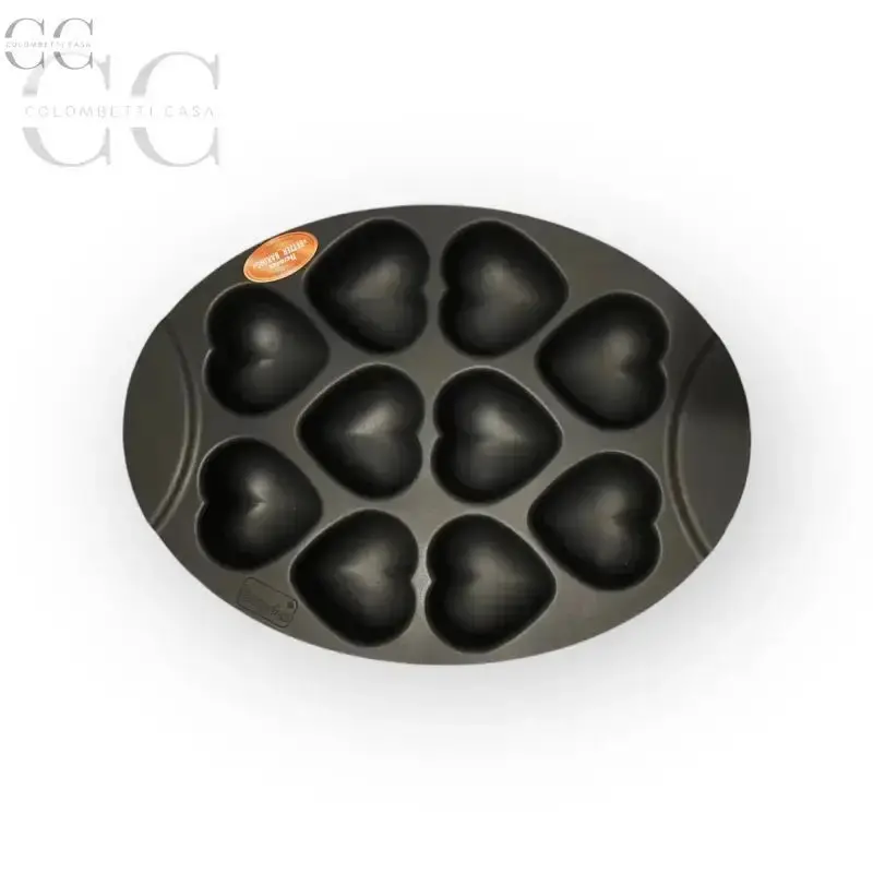 Berndes Heart-Shaped Non-Stick Aluminum Baking Mold (10 Cavities) 1