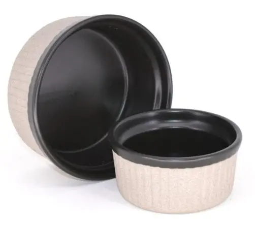 Bia Cordon Bleu Artisan Black Ramekin Set – Two-Piece 1