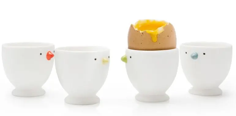 Bia Cordon Bleu Ceramic Egg Cup Set – 4-Piece Breakfast Collection 1